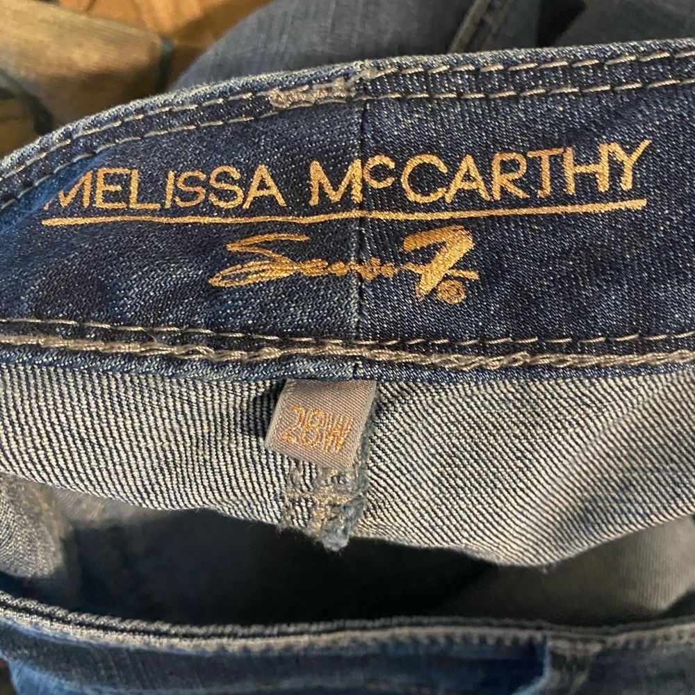 Melissa McCarthy Seven7 Women's Blue Boot Cut Jeans - Picture 6 of 8
